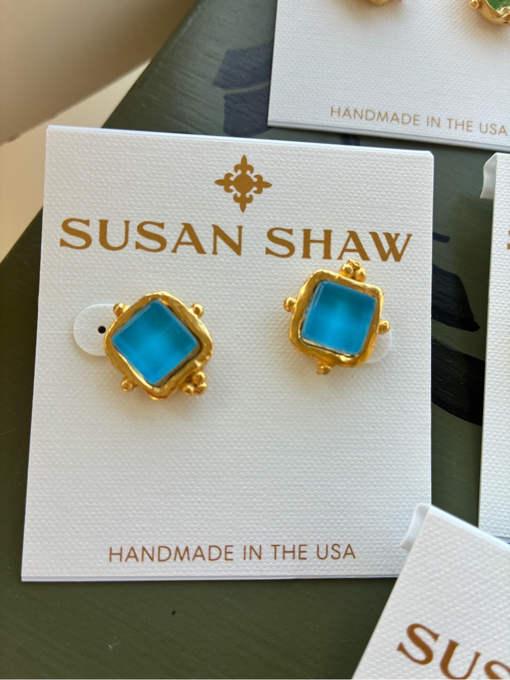 Susan Shaw Charlotte Stud Earrings! - Picture 6 of 13